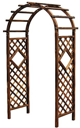 Arches De Jardin De Pergola, Arches De Rosier Pour Plantes Grimpantes Arches De Soutien De Rose Décor De Jardin, Pergola En Bois Massif, Arches De Mariage Décoratives,withoutflowerscrate-140x50x225cm