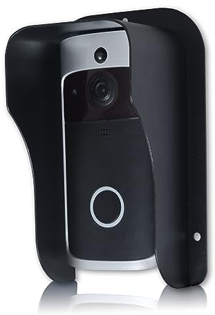 dgyezhao Protection contre la pluie pour sonnette de porte vidéo, protection contre les intempéries, anti-éblouissement, convient pour sonnette de porte annulaire, interphone, prise et serrure à code