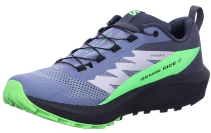 Salomon Sense Ride 5 GTX Trailrunningschuhe India Ink/Carbon/Dragon Fire UK