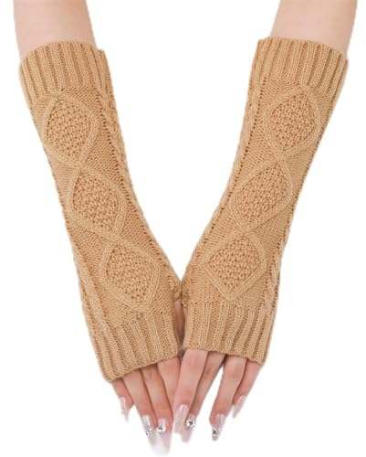 SLEDEZ Warmer Strick-Armwärmer Gestrickte Handgelenksärmel for Männer und Frauen (Color : Colour 7, Size : Free size)