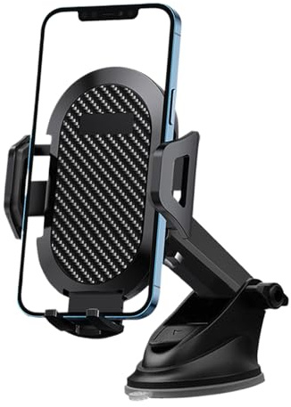 Support Téléphone À Ventouse Support Pince Navigation Enregistrement | Support Téléphone à Ventouse Fixation Film Vlog Tableau Bord Pare-Brise Grille Aération Montage
