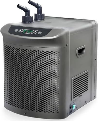 Acondicionador de Agua para acuarios, Sistema hidropónico Enfriador de Agua, miniunidad de enfriamiento Interior, 1/4 H-P