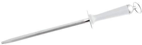 Acciaino Cm 30 Manico Bianco Coltelleria Serie Tranciata