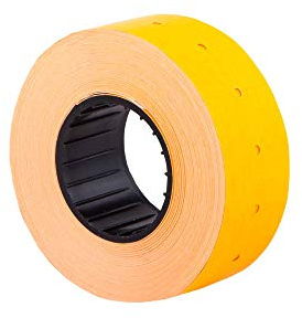 (10 Rollen) Orange 21 x 12 mm farbiger Papieraufkleber Preis Pistole Pricemarker-Etiketten MX-5500