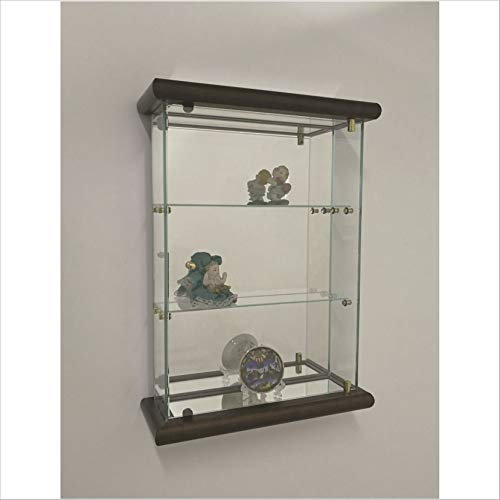 VM ART DESIGN GLASS hängevitrine VMBR1T (Dark Wood)
