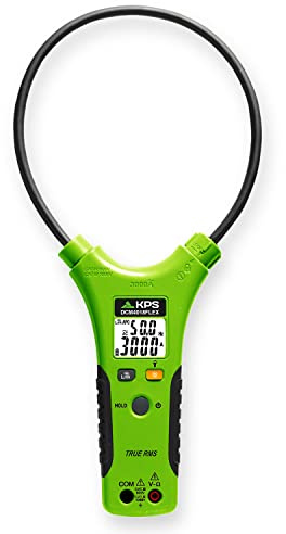 KPS -DCM4018FLEX Flexible TRMS Stromstärke AC 3000 A und Spannung AC/DC 1000 V 10.000 Perlen mit Bluetooth-Verbindung