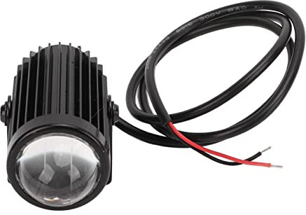 LBEC Mini Phare de Moto, lumière stroboscopique à LED pour Moto à démarrage Rapide, Faisceau de Croisement étanche IP65 pour la Modification ;