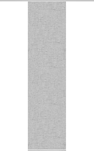 wohnfuehlidee Schiebegardine Deko Blickdicht Marlies, Farbe Silber, Größe BxH 60x245 cm