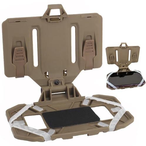 BShasrlim Taktische Weste, Handyhalterung, Airsoft-Weste, Zubehör, MOLLE-Halterung, Universal-Halterung für Bildschirmgröße 11,9 cm - 17 cm