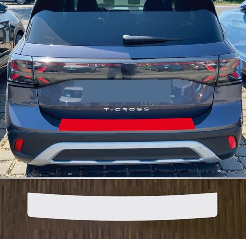 kompatibel mit VW T-Cross ab 2019, auch Facelift ab 2024 passgenaue Lackschutzfolie Ladekantenschutz transparent