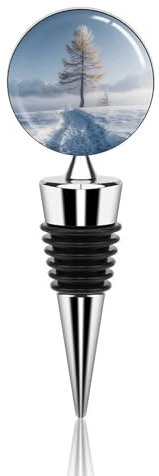 Tall Larch Tree Bottle Stopper Beverage Bottle Sealer Reusable Wine Stopper Personalised Champagne Stopper Unique Wine Bottle Corks Keep Fresh Suitable for Standard