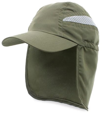 Gorra Deportiva con Protector de Cuello, Estilo Sahara, Montaña, Senderismo, Cierre Ajustable, Protección Solar, Gorra Hombre, Gorra Mujer.