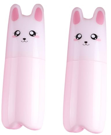 Healvian Bouteille Rechargeable de Voyage Réutilisable Pulvérisateur à Brume Fine en Plastique 2pcs 70ml Forme Chat pour Liquide Cosmétique pour Filles