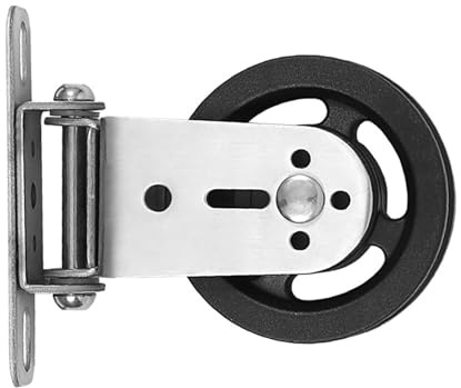 Rueda De Polea Para Equipos De Gimnasio - Polea Única Para Montaje En Techo De Alta Resistencia, Montaje En Pared Silencioso, Rotación De 360° | Máquinas De Cable De Fitness Con Rodamiento Giratorio S