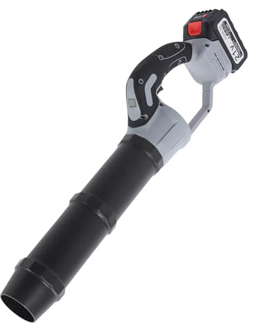 Soplador de hojas con batería de 21 V y cargador, soplador de hojas inalámbrico de 50 m/s, soplador de hojas sin escobillas, soplador de aire portátil con maletín para hojas, polvo, nieve, jardín y