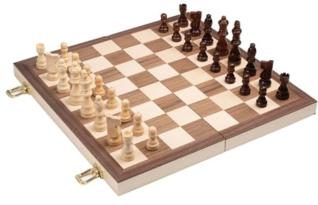 Philos 2509 - Schach-Backgammon-Dame-Set, Feld 40 mm, Königshöhe 76 mm