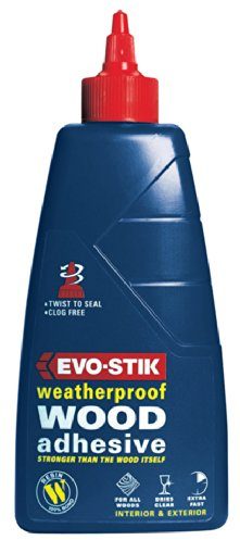 6 x 1 Litre Evo-Stik Resin W Exterior Weatherproof Wood Adhesive 717916