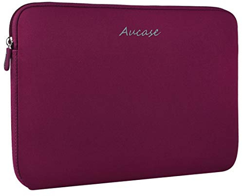 Aucase 13-14 Pulgadas Funda Para Ordenadores Portátiles, Housse pour MacBook Pro 15.3''/ Air 15'', Surface 15, Chromebook 14, Ordinateur Portable de Protection en néoprène pour Homme et Femme