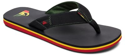 Quiksilver Molokai Abyss, Zapatos de playa y piscina Hombre, Verde (Green/Black/Green Xgkg), 44 EU