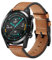 Aimtel Compatible with Huawei Watch GT 2/3/4 Pro 46mm Leather Strap - 22mm Band with Stainless Steel Buckle for GT 2e/3 Pro/4 (Brown-PU)