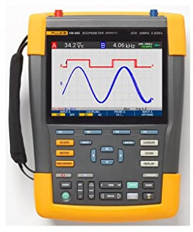 Fluke 190-062-III-S Hand-Oszilloskop 60MHz 2-Kanal 625 GSa/s 30 kpts 8 Bit 1 Set