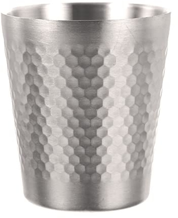 UPKOCH Edelstahl Trinkbecher Doppelschicht Wasserbecher Tragbarer Shot Cup Für Whiskey Kaffee Wasser Für Unterwegs Camping Partys Hochwertiges Design