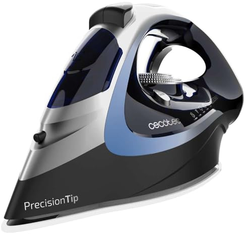 Cecotec Ferro Da Stiro a Vapore Ironhero 3200 Vital. 3200W, Tecnologia Power Steam, Colpo Vapore 270g/min, Suola Turboslide, Sistema Antigoccia, Cyclo Clean, Filtro Anticalcare, Spegnimento Automatico