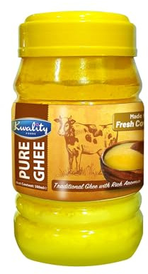 Kwality Pure Ghee 500 ML Made with Fresh Cow's Milk - 100% Natural Premium Quality Ghee (500-ML (500 Gram))