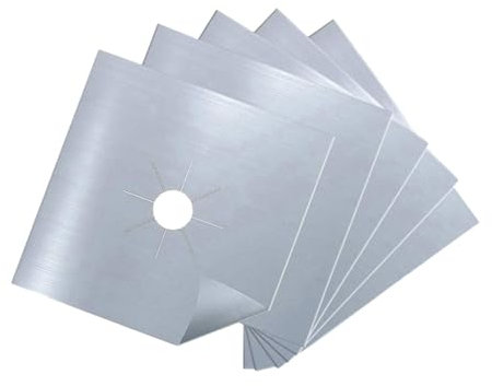 Alipis Herd-abdeckungen Gasbrenner-abdeckungen 5er-Pack Nicht-herdplatten-Schutz Für Gasherde Leicht Zu Reinigen Und Wiederverwendbar