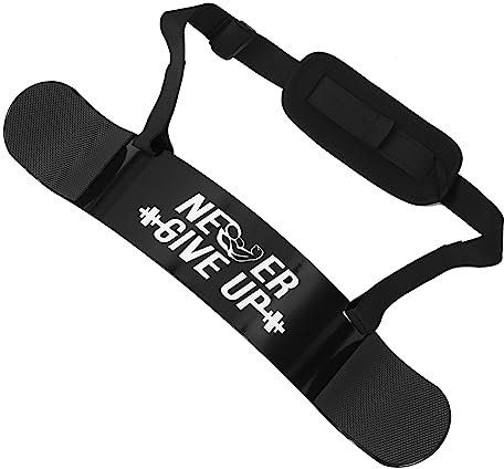 Anneome Bizeps-Isolator Trainingsboard Verstellbar Robust Für Kraftsport Gerät Muskelaufbau Armcurl Bizeps Training Unterarm Fitnessgeräte Zuhause Schwarz