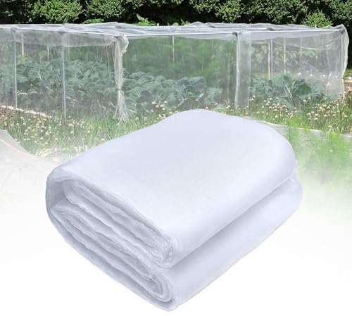 Aeveot Rete Antigrandine, Zanzariera a Metro, Rete Anti Uccelli, Rete Protettive Anti Insetti e Uccelli per Orto, Rete Anti Insetti per Piante, Protezione da Giardino Colture(4x10m)