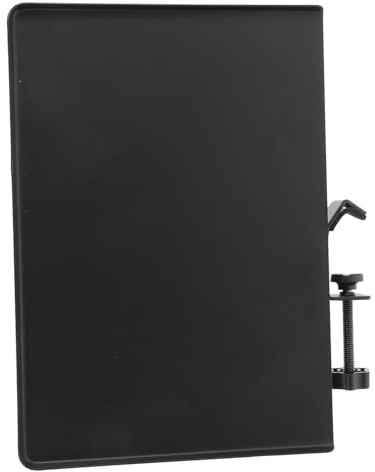 Plastic Sound Card Tray Clip on Stand Bracket for Live Broadcast | Black Finish, Fits Keys and Sound Card, Portable Design, Securely Attaches to Stand