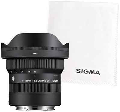 Sigma 10-18mm F2.8 DC DN | C Sony E. Includes SIGMA Cleaning Cloth