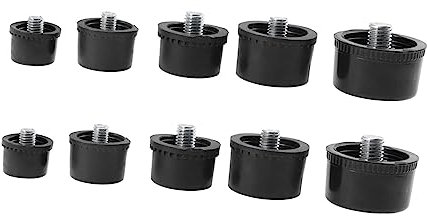 UKCOCO 10pcs Rubber Mallet Head Tips Hammer Head Replacement for Gentle Striking Sensitive Surfaces