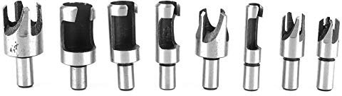 Cortador de Madera 8pcs Herramienta de Corte de Acero de Carbono Taladro de Taladro para Trabajar la Carpintería