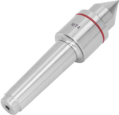 MT4 Live Center, Power Metal Lathes Live Center Revolving MT4 High Carbon Steel 60° Morse Taper Turning Tool for Lathe