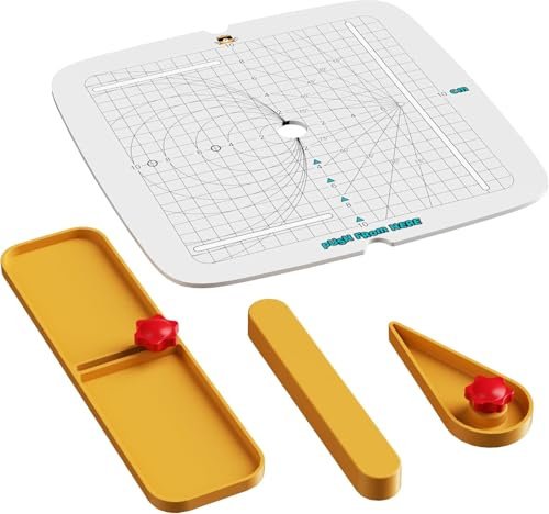 BEAVERBOT Pappschneider für Kinder Zubehör, Winkelschneider, Kreisschneider, gerader Schneider, Skalenplatte