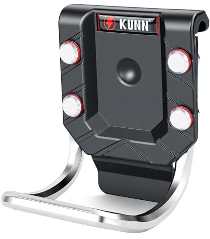 KUNN Hammer Holder for Belt, Quick-Release Tool Holster & Loop, Fits Up to 2.7 Belts, Heavy-Duty Aluminum Alloy Clip for Hammer, Hatchet, Mallet - 1 Pack