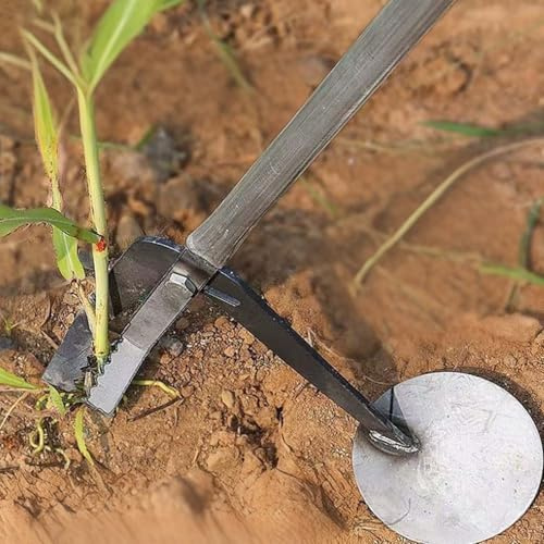 Herramienta de jardín Manual para Quitar Malas Hierbas, Extractor raíces Tipo Palanca Acero para Tallos yuca/algodón/Tabaco/maíz, Herramienta Varilla tracción para árboles jóvenes pie