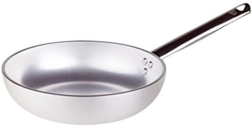 Pentole Agnelli Padella Bassa, Acciaio Inossidabile, Alluminio, 24 cm