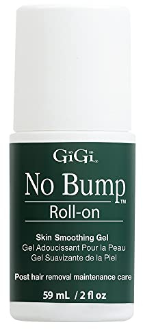 GiGi No Bump Roll-On Skin Smoothing Gel - Ingrown Hair Treatment, 2 fl oz