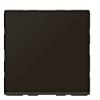Legrand 079140L Mosaic Poussoir Inverseur, Easy-Led, 6A, 250V, 2 Module, Noir Mat