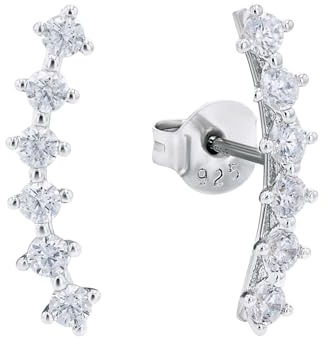 Amor Ohrstecker für Damen, Ohrschmuck, mit Zirkonia, Kommt in Schmuck Geschenk Box
