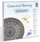 Ursus 43520002F - Diamond Painting Mandala Set 2, Bastelset mit Steinchen in blau, weiß und gelb, 1 Leinwand 30 x 30 x 1,5 cm