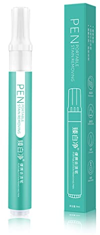 MQSHUHENMY Stain Removing Pen Bleach for Clothing, Bleach Pen for Clothing, Bleach Pen, Portable Bleach Pen Wash Free Stain Remover for Clothes Suitable for a Variety of Fabric Clothing (1Pcs)