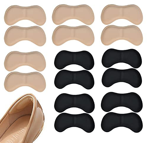 Cuscini per tallone Pad Heel,di cuscinetti per il tallone,8 paia comodi cuscinetti per il,soletta autoadesiva per la cura dei piedi per scarpe,impediscono ai di sfregare e scivolare