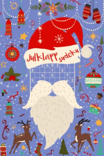 Julklapp - Sudoku: Mini Rätselbuch in A6 Format | Wichtelgeschenk für Erwachsene | Kleinigkeit zum Schrottwichteln | Rätsel-Geschenk | Leicht bis extrem schwer