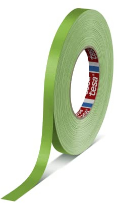 tesa band 4651 Premium leistungsstarkes Gewebeband versch. Breiten und Farben (50 m x 9 mm, grün)