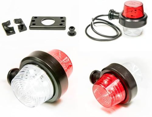Web Truck Umrissleuchte Begrenzungsleuchte Old school Tuning Hängend Positionsleuchte 12V 24V Farben weiß und Rot für LKW PKW Anhänger, Trailer, Wohnwagen usw. 1 Stück