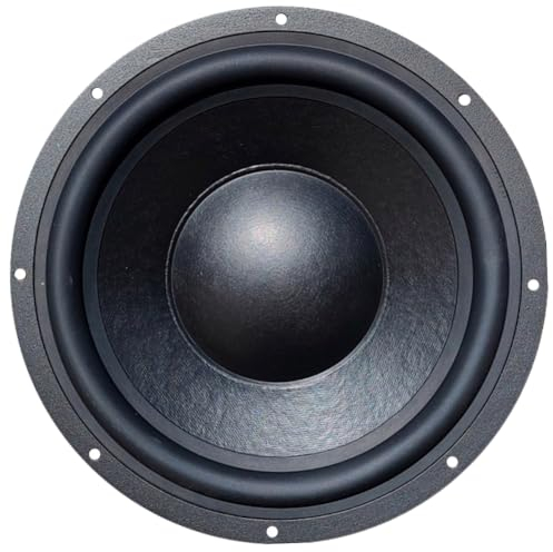 KIT SET PER CIARE HS251, 1 subwoofer da 25 cm 250 mm 10 di diametro, da 100 + 100 watt rms e 200 + 200 watt max, doppia bobina 8 + 8 ohm, 89 db, sospensione in gomma, per casa, 1 pezzo